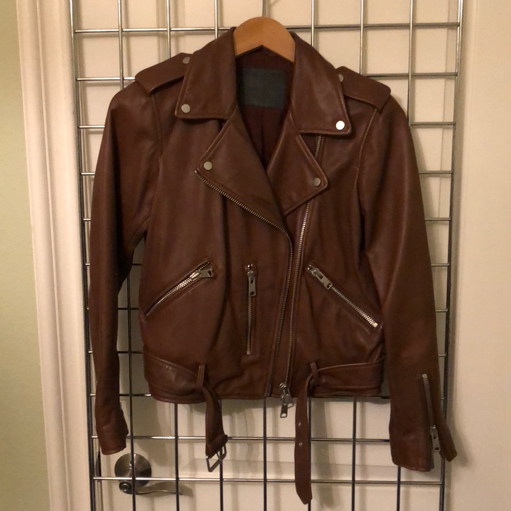 All saints Balfern leather jacket